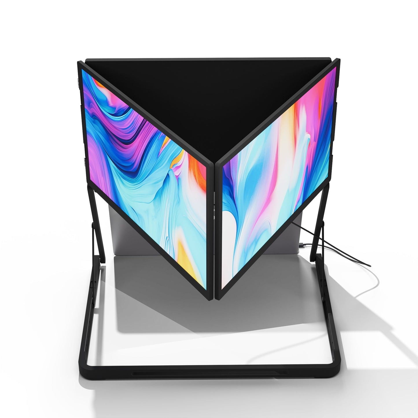 Everline™ Horizon: Portable Triple-Screen Monitor (15.5" Full HD)