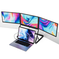 Everline™ Horizon: Portable Triple-Screen Monitor (15.5" Full HD)