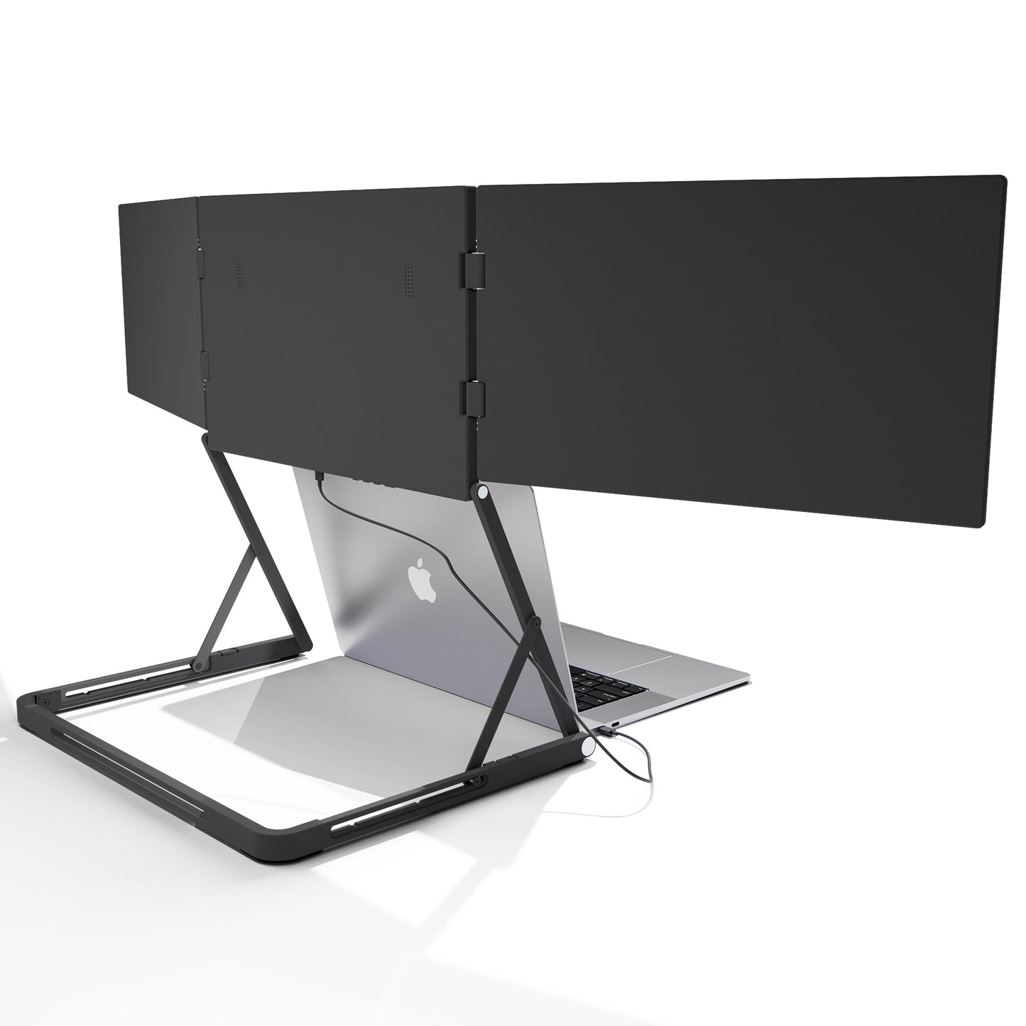 Everline™ Horizon: Portable Triple-Screen Monitor (15.5" Full HD)