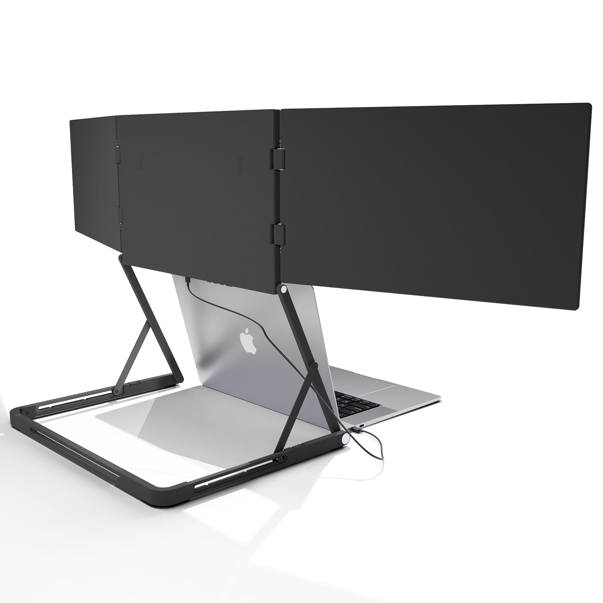Everline™ Horizon: Portable Triple-Screen Monitor (15.5" Full HD)