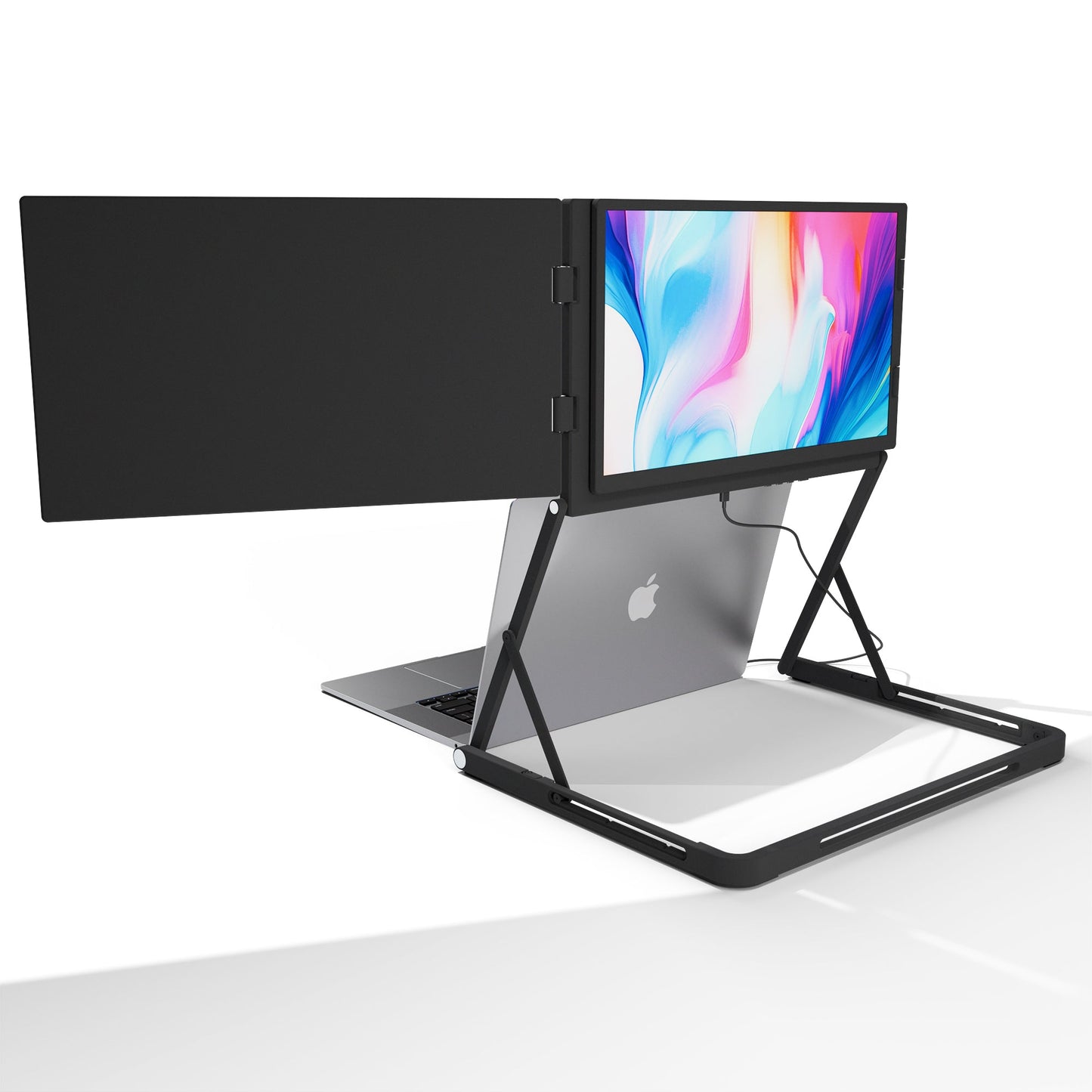 Everline™ Horizon: Portable Triple-Screen Monitor (15.5" Full HD)