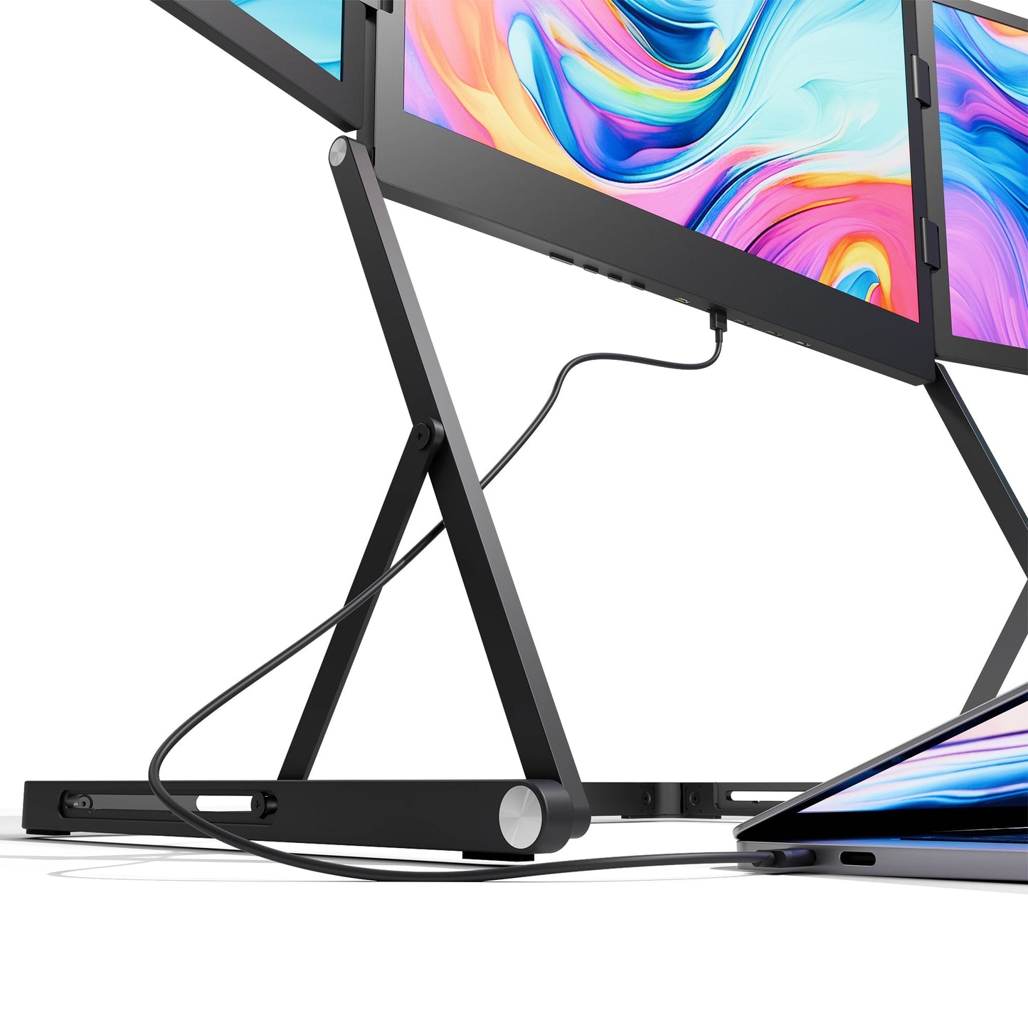 Everline™ Horizon: Portable Triple-Screen Monitor (15.5" Full HD)